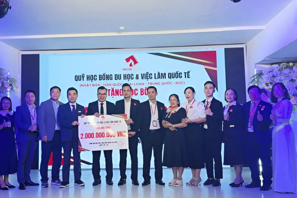 Quỹ học bổng du học & việc làm quốc tế trao tặng cho các chi nhánh