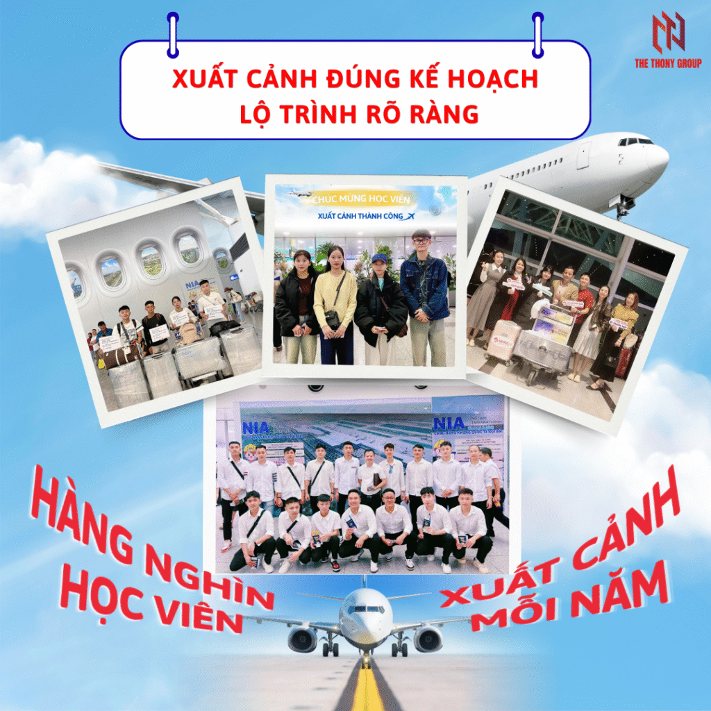 Hàng nghìn học viên xuất cảnh mỗi năm