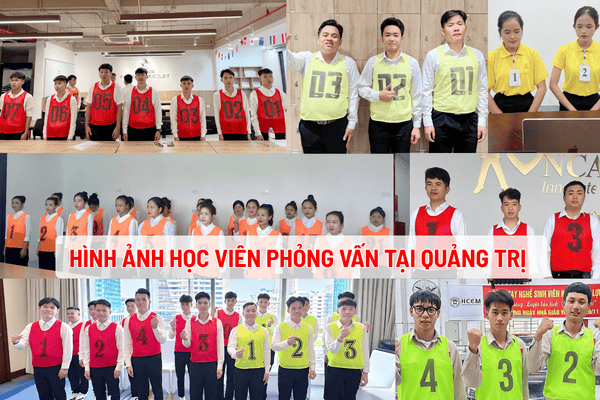 Hình ảnh học viên thi đơn tại Quảng Trị